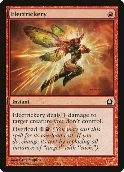 Electrickery Return to Ravnica Magic card