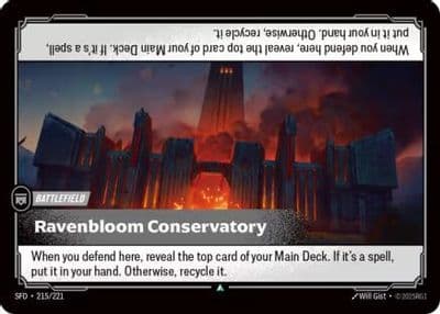 Ravenbloom Conservatory Spiritforged Riftbound card