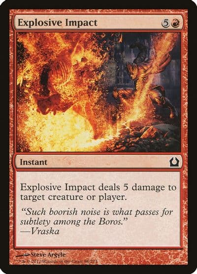 Explosive Impact Return to Ravnica Magic card