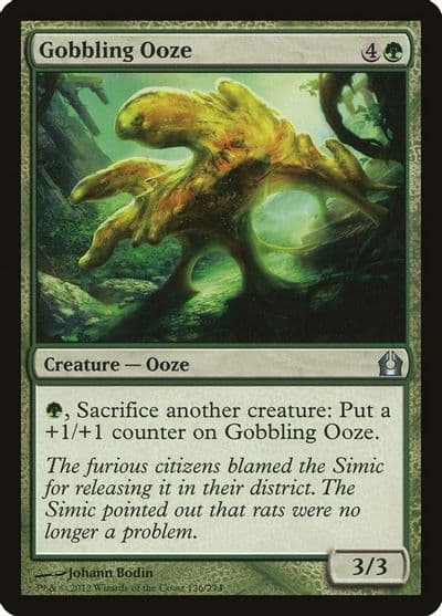 Gobbling Ooze Return to Ravnica Magic card