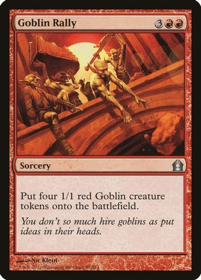Goblin Rally Return to Ravnica Magic card