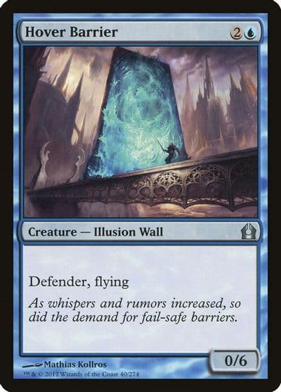 Hover Barrier Return to Ravnica Magic card