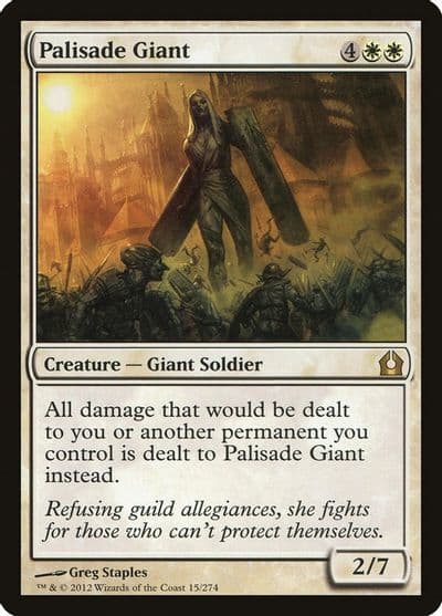 Palisade Giant Return to Ravnica Magic card