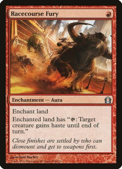 Racecourse Fury Return to Ravnica Magic card