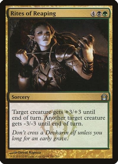 Rites of Reaping Return to Ravnica Magic card