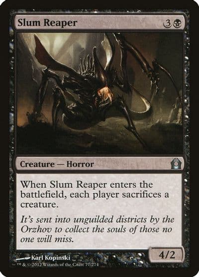 Slum Reaper Return to Ravnica Magic card