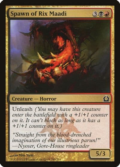 Spawn of Rix Maadi Return to Ravnica Magic card
