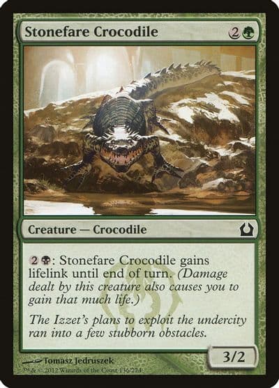 Stonefare Crocodile Return to Ravnica Magic card