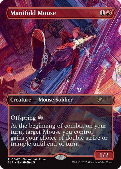 Manifold Mouse Secret Lair Showdown Magic card