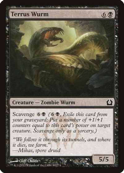 Terrus Wurm Return to Ravnica Magic card