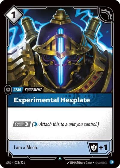 Experimental Hexplate Spiritforged Riftbound card