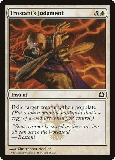 Trostanis Judgment Return to Ravnica Magic card