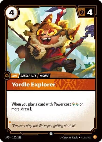Yordle Explorer Spiritforged Riftbound card