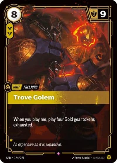 Trove Golem Spiritforged Riftbound card