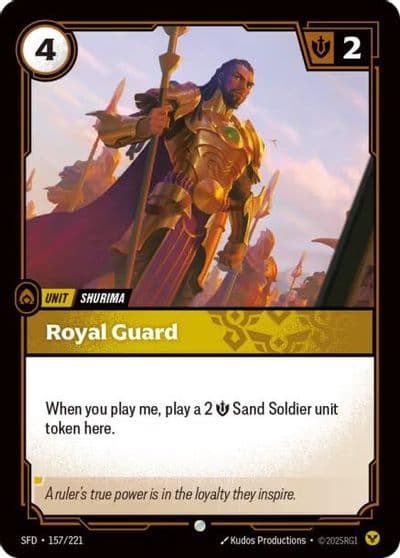 Royal Guard Spiritforged Riftbound card