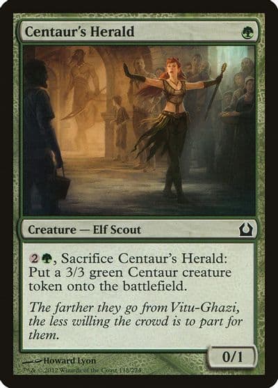 Centaurs Herald Return to Ravnica Magic card