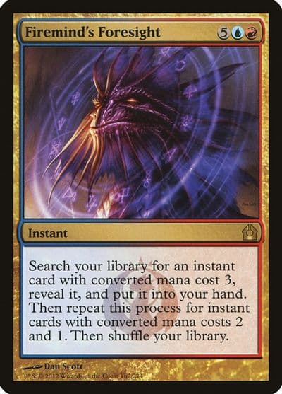 Fireminds Foresight Return to Ravnica Magic card