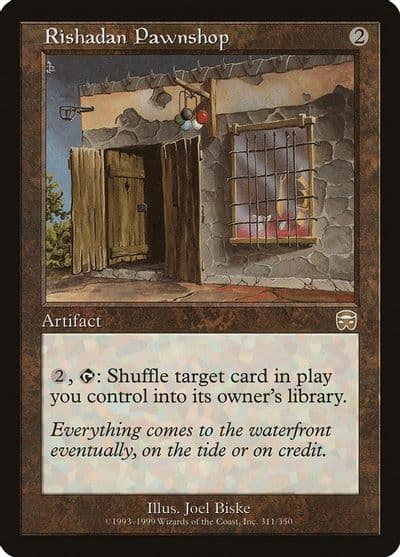 Rishadan Pawnshop Mercadian Masques Magic card