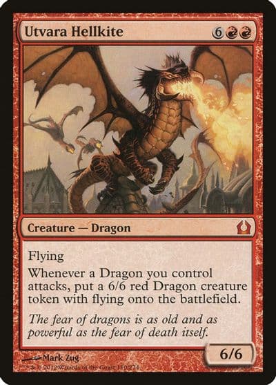 Utvara Hellkite Return to Ravnica Magic card