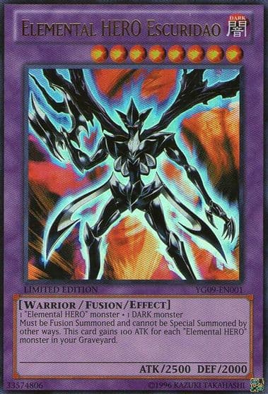 Elemental HERO Escuridao Yu-Gi-Oh! GX Manga Promotional Cards Yu-Gi-Oh! card