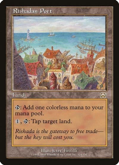Rishadan Port Mercadian Masques Magic card