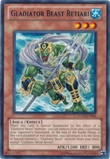 Gladiator Beast Retiari Turbo Pack: Booster Three Yu-Gi-Oh! card