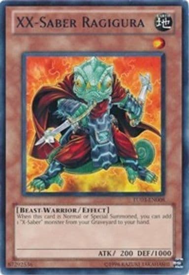 XX Saber Ragigura Turbo Pack: Booster Three Yu-Gi-Oh! card