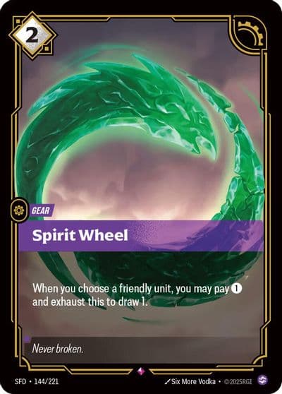 Spirit Wheel Spiritforged Riftbound card
