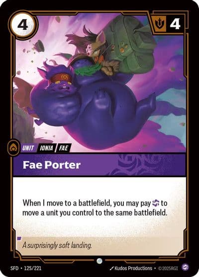 Fae Porter Spiritforged Riftbound card
