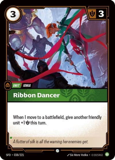 Ribbon Dancer Spiritforged Riftbound card