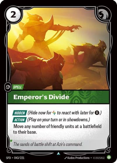 Emperors Divide Spiritforged Riftbound card
