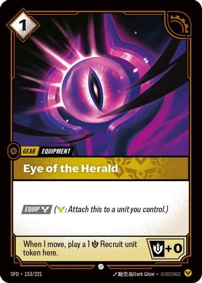 Eye of the Herald Spiritforged Riftbound card