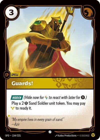 Guards Spiritforged Riftbound card
