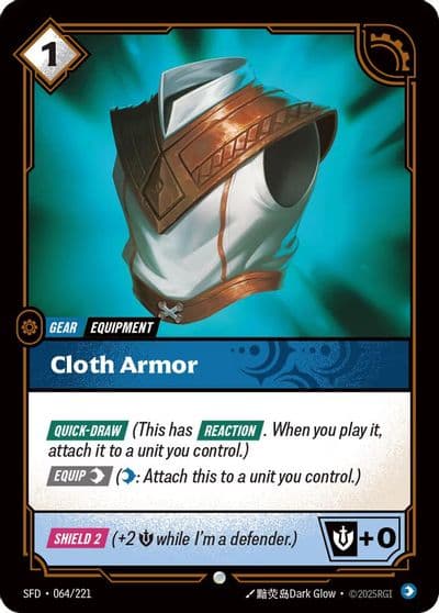 Cloth Armor Spiritforged Riftbound card