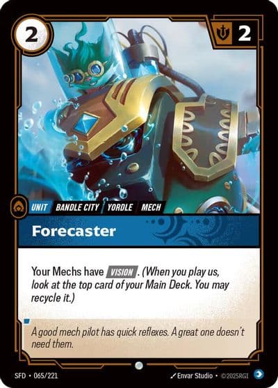 Forecaster Spiritforged Riftbound card