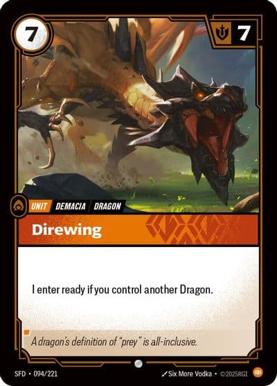 Direwing Spiritforged Riftbound card