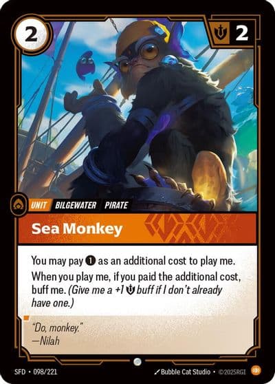 Sea Monkey Spiritforged Riftbound card