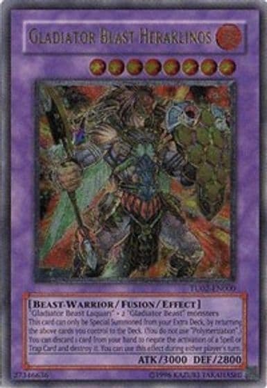 Gladiator Beast Heraklinos UTR Turbo Pack: Booster Two Yu-Gi-Oh! card