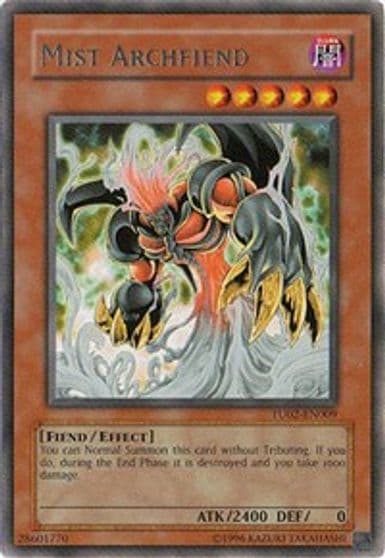 Mist Archfiend Turbo Pack: Booster Two Yu-Gi-Oh! card
