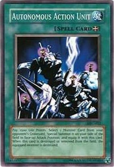 Autonomous Action Unit Turbo Pack: Booster Two Yu-Gi-Oh! card