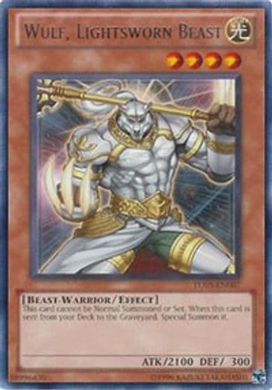 Wulf Lightsworn Beast Turbo Pack: Booster Five Yu-Gi-Oh! card