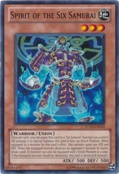 Spirit of the Six Samurai Turbo Pack: Booster Five Yu-Gi-Oh! card