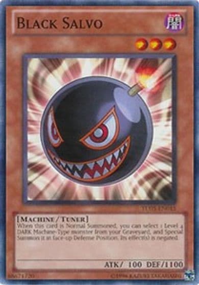 Black Salvo Turbo Pack: Booster Five Yu-Gi-Oh! card