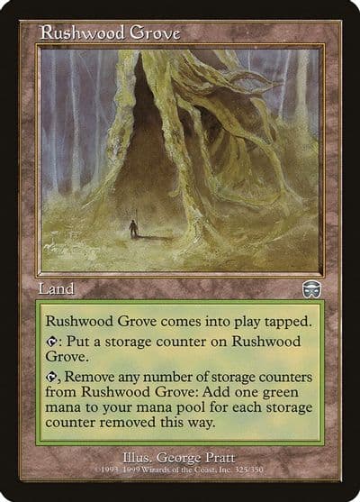 Rushwood Grove Mercadian Masques Magic card