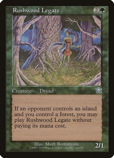 Rushwood Legate Mercadian Masques Magic card