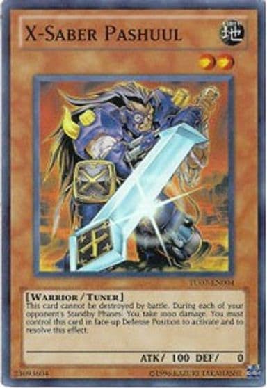 X Saber Pashuul Turbo Pack: Booster Seven Yu-Gi-Oh! card