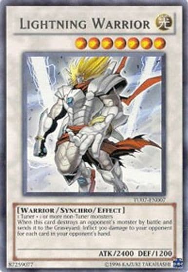 Lightning Warrior Turbo Pack: Booster Seven Yu-Gi-Oh! card