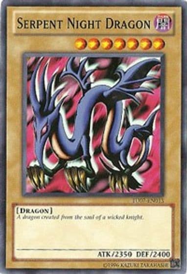 Serpent Night Dragon Turbo Pack: Booster Seven Yu-Gi-Oh! card