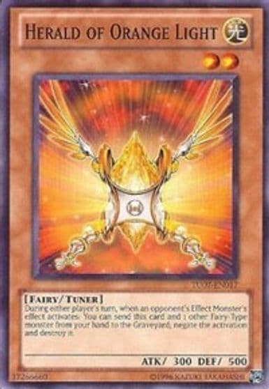 Herald of Orange Light Turbo Pack: Booster Seven Yu-Gi-Oh! card