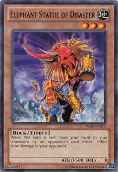 Elephant Statue of Disaster Turbo Pack: Booster Eight Yu-Gi-Oh! card